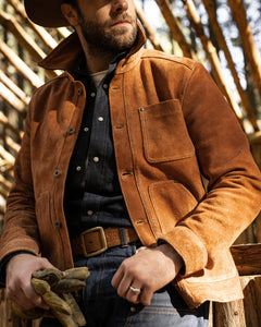 Field Jacket Canada | Roughout Leather Jacket | Master Supply Co.