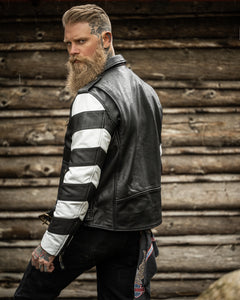 Scrambler Leather Jacket | Biker Jacket | Master Supply Co.