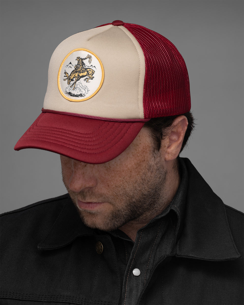 Trucker Cap: Burgunderrot