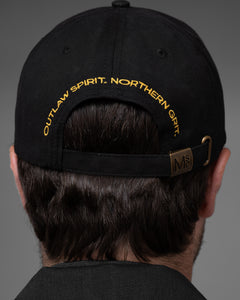 Waxed Canvas Cap Black Master Supply Co. Logo | Shop now