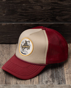 Classic Trucker Cap Burgundy | Master Supply Co.
