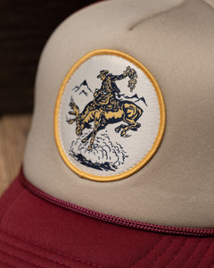 Classic Trucker Cap Burgundy | Master Supply Co.