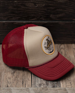 Classic Trucker Cap Burgundy | Master Supply Co.