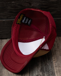Classic Trucker Cap Burgundy | Master Supply Co.