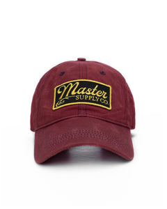 Logo Cap: Burgundy | Master Supply Co | American football |Football | Belstaff | World Cup | Schott NYC | Taylor Swift | weather | Leather Vest | Biker Style | Leather Jacket | Toronto | iPhone | google | facebook | youtube |  amazon | Brittney Griner | NFL | Wedding Season | Cowboy | Rodeo | Outlaw | Belvedere | MSC | Biker | Motorcycle | Western Style | Marley Brando