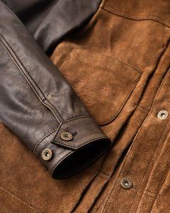 "The Scoundrel Jacket by Master Supply Co features a unique blend of heritage and tradition. This jacket is made from a combination of Full Grain Cow leather, providing a durable and stylish look. Perfect for those who appreciate a more traditional approach to fashion, the Scoundrel jacket is sure to make a statement. Upgrade your wardrobe today with this one-of-a-kind jacket."